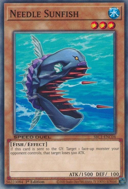 Image for Needle Sunfish (Speed Duel: Streets of Battle City) (SBC1-ENC04) - YuGiOh