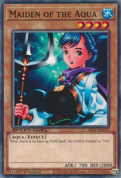 Image for Maiden of the Aqua (Speed Duel: Streets of Battle City) (SBC1-ENC07) - YuGiOh