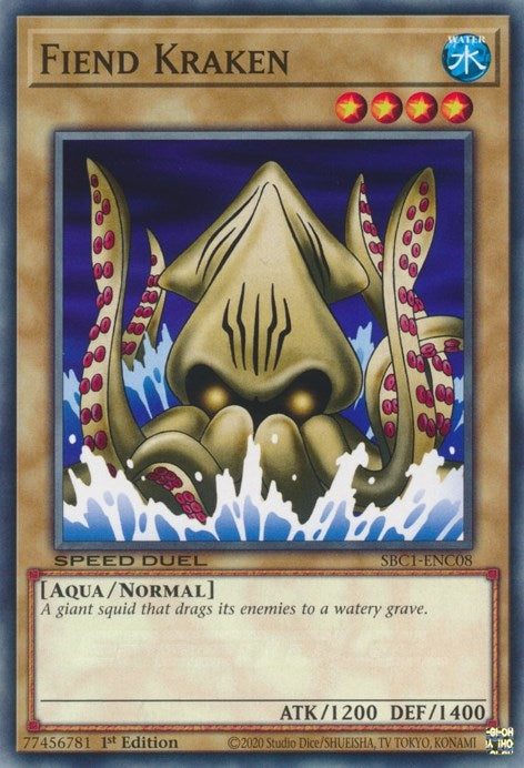Image for Fiend Kraken (Speed Duel: Streets of Battle City) (SBC1-ENC08) - YuGiOh