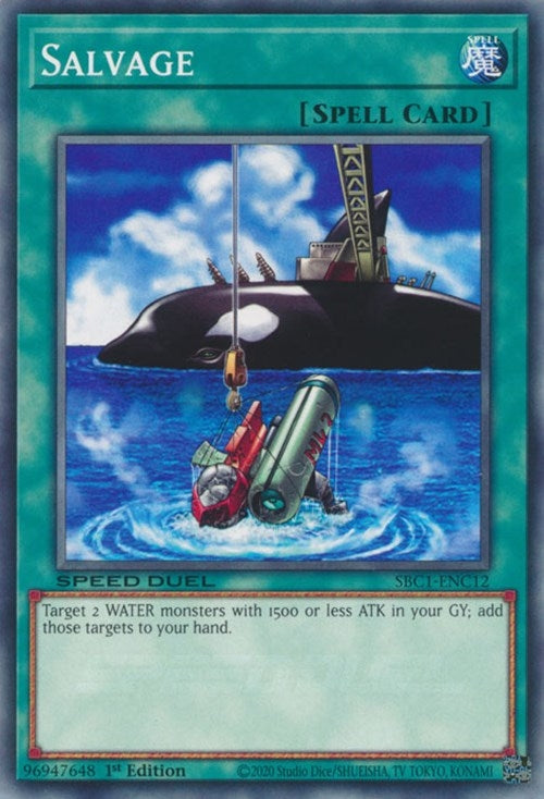 Image for Salvage (Speed Duel: Streets of Battle City) (SBC1-ENC12) - YuGiOh