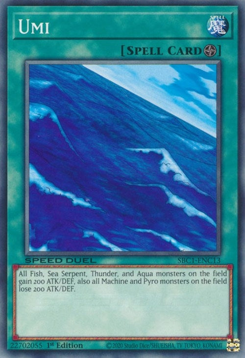Image for Umi (Speed Duel: Streets of Battle City) (SBC1-ENC13) - YuGiOh