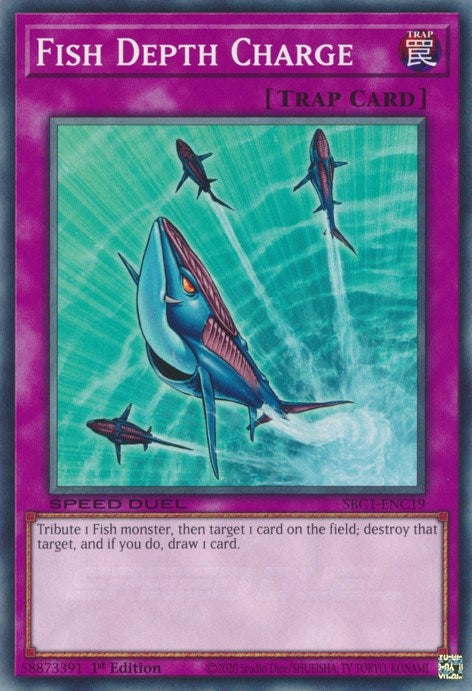 Image for Fish Depth Charge (Speed Duel: Streets of Battle City) (SBC1-ENC19) - YuGiOh