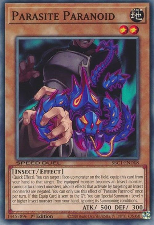 Image for Parasite Paranoid (Speed Duel: Streets of Battle City) (SBC1-END08) - YuGiOh