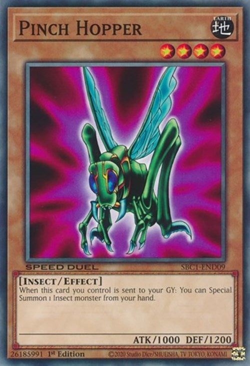 Image for Pinch Hopper (Speed Duel: Streets of Battle City) (SBC1-END09) - YuGiOh