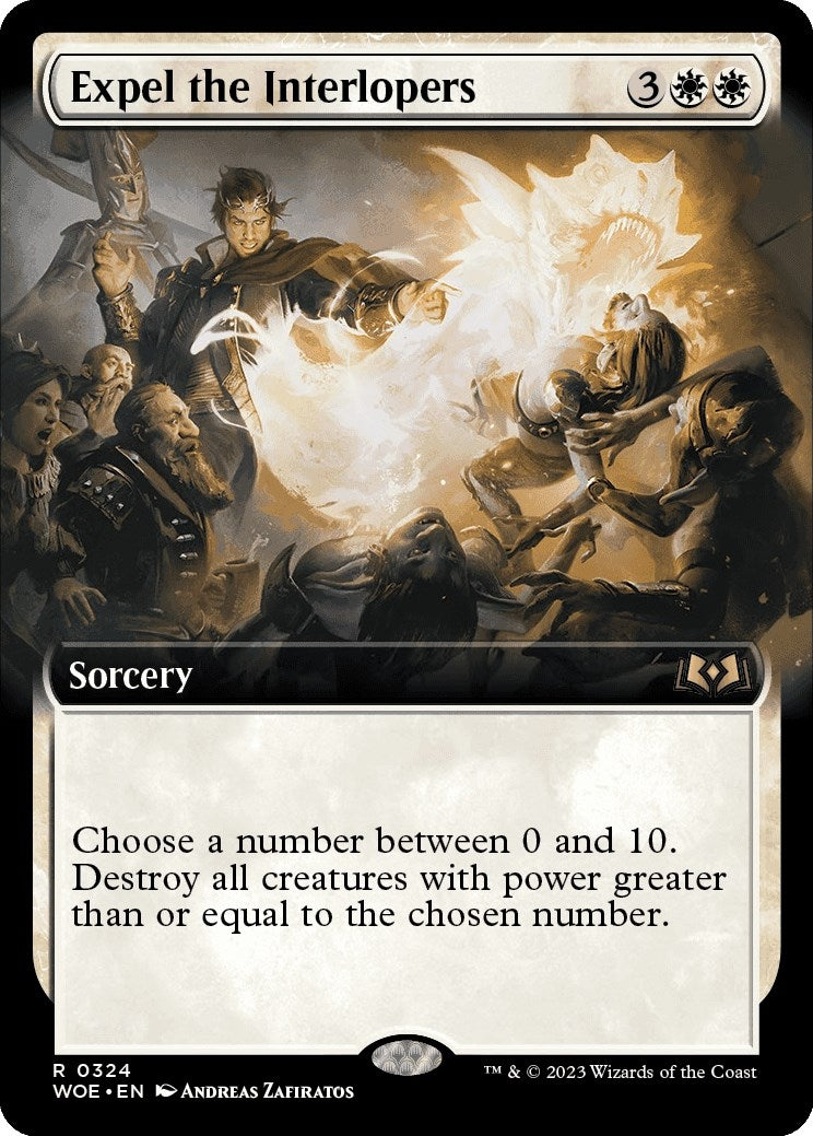 Image for Expel the Interlopers (Extended Art) (Wilds of Eldraine) (324) - Magic: The Gathering