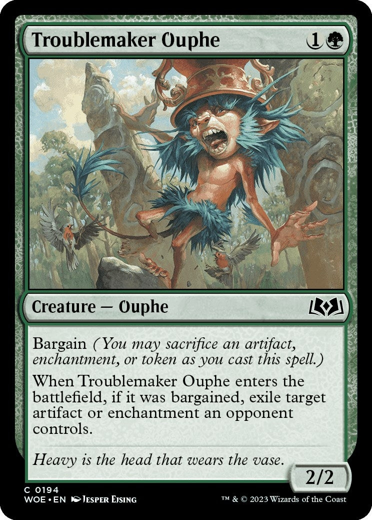 Image for Troublemaker Ouphe (Wilds of Eldraine) (194) - Magic: The Gathering