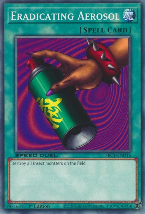 Image for Eradicating Aerosol (Speed Duel: Streets of Battle City) (SBC1-END16) - YuGiOh