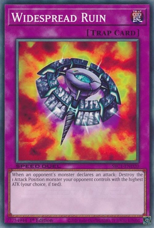Image for Widespread Ruin (Speed Duel: Streets of Battle City) (SBC1-END20) - YuGiOh