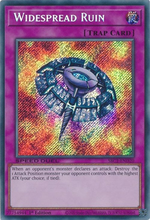 Image for Widespread Ruin (Secret Rare) (Speed Duel: Streets of Battle City) (SBC1-END20) - YuGiOh