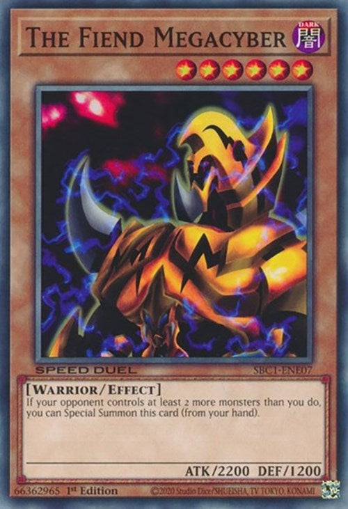 Image for The Fiend Megacyber (Speed Duel: Streets of Battle City) (SBC1-ENE07) - YuGiOh