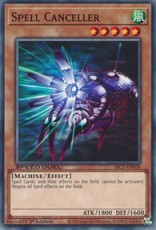 Image for Spell Canceller (Speed Duel: Streets of Battle City) (SBC1-ENE08) - YuGiOh