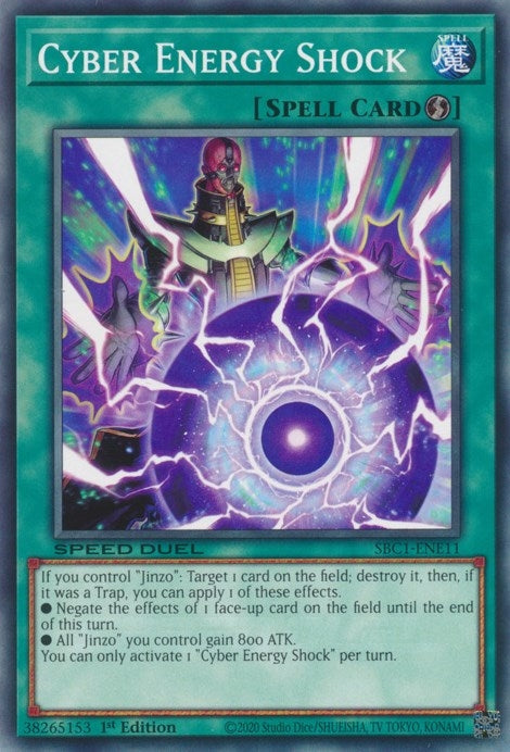 Image for Cyber Energy Shock (Speed Duel: Streets of Battle City) (SBC1-ENE11) - YuGiOh