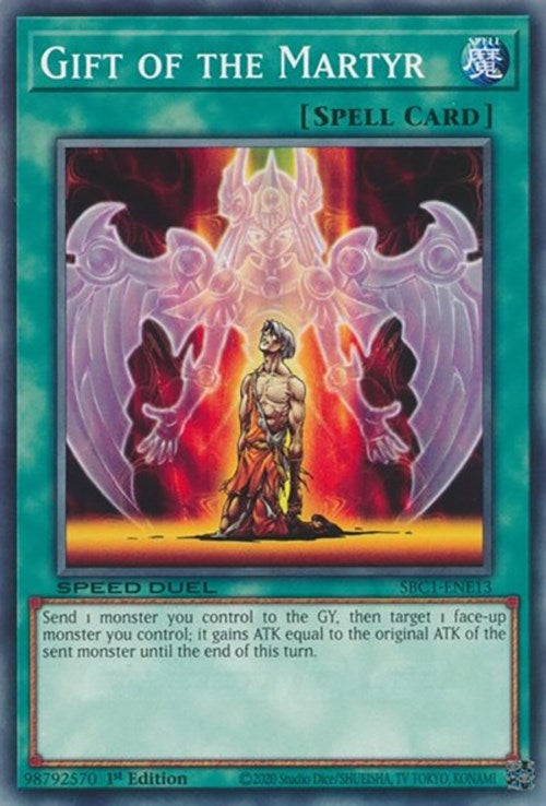 Image for Gift of the Martyr (Speed Duel: Streets of Battle City) (SBC1-ENE13) - YuGiOh
