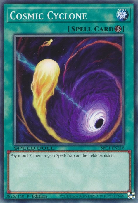 Image for Cosmic Cyclone (Speed Duel: Streets of Battle City) (SBC1-ENE16) - YuGiOh