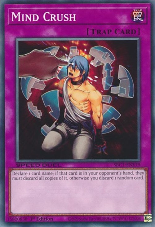 Image for Mind Crush (Speed Duel: Streets of Battle City) (SBC1-ENE19) - YuGiOh