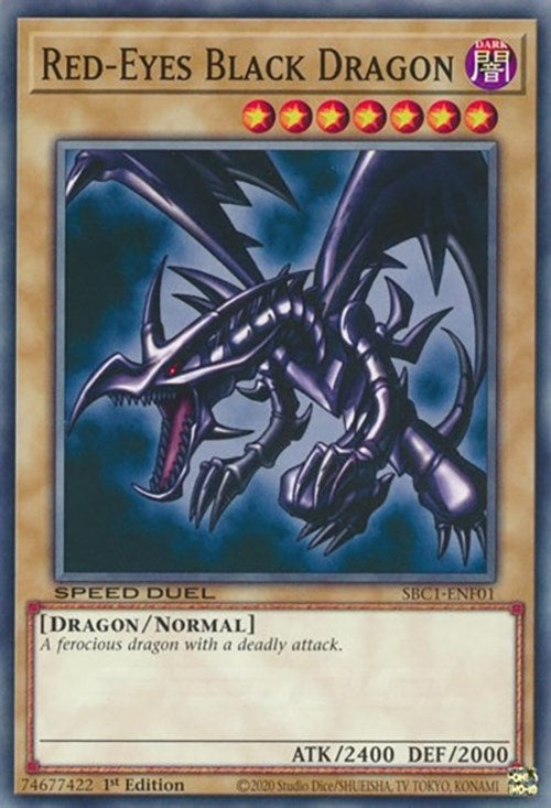 Image for Red-Eyes Black Dragon (Speed Duel: Streets of Battle City) (SBC1-ENF01) - YuGiOh
