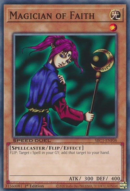 Image for Magician of Faith (F) (Speed Duel: Streets of Battle City) (SBC1-ENF08) - YuGiOh