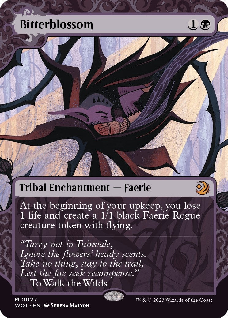 Image for Bitterblossom (Wilds of Eldraine: Enchanting Tales) (27) - Magic: The Gathering