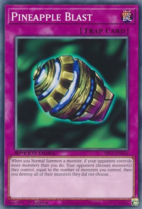 Image for Pineapple Blast (Speed Duel: Streets of Battle City) (SBC1-ENF16) - YuGiOh