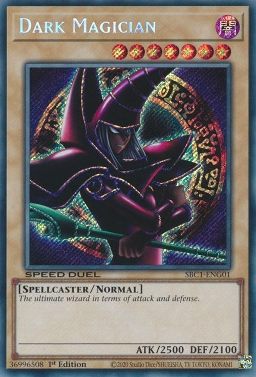Image for Dark Magician (G) (Secret Rare) (Speed Duel: Streets of Battle City) (SBC1-ENG01) - YuGiOh