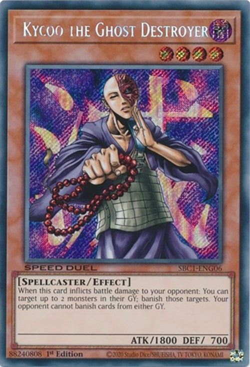 Image for Kycoo the Ghost Destroyer (Secret Rare) (Speed Duel: Streets of Battle City) (SBC1-ENG06) - YuGiOh
