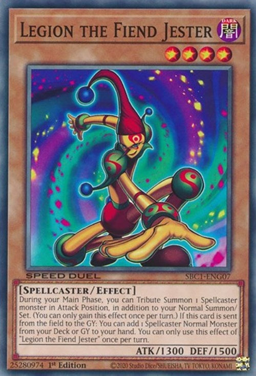 Image for Legion the Fiend Jester (Speed Duel: Streets of Battle City) (SBC1-ENG07) - YuGiOh