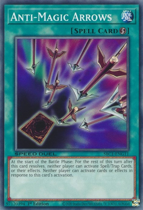 Image for Anti-Magic Arrows (Speed Duel: Streets of Battle City) (SBC1-ENG11) - YuGiOh