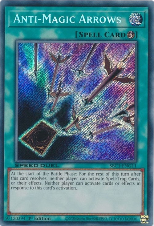 Image for Anti-Magic Arrows (Secret Rare) (Speed Duel: Streets of Battle City) (SBC1-ENG11) - YuGiOh