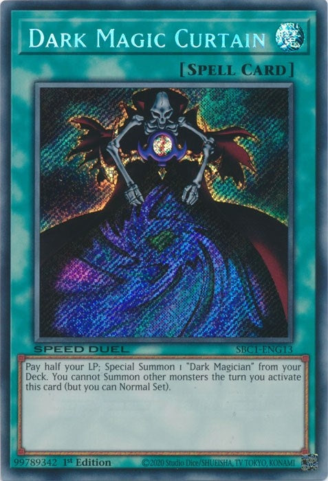 Image for Dark Magic Curtain (Secret Rare) (Speed Duel: Streets of Battle City) (SBC1-ENG13) - YuGiOh
