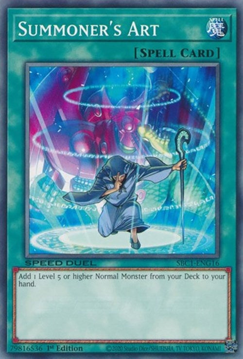 Image for Summoner's Art (Speed Duel: Streets of Battle City) (SBC1-ENG16) - YuGiOh