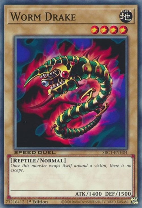 Image for Worm Drake (Speed Duel: Streets of Battle City) (SBC1-ENH04) - YuGiOh