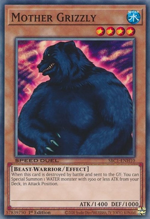 Image for Mother Grizzly (Speed Duel: Streets of Battle City) (SBC1-ENH10) - YuGiOh