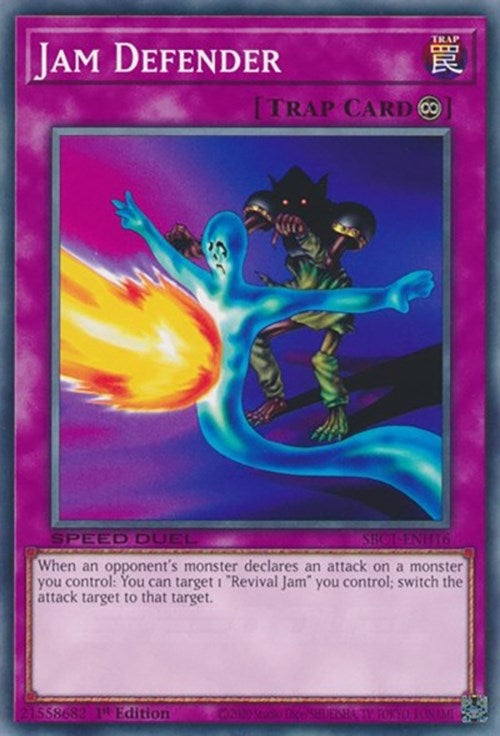 Image for Jam Defender (Speed Duel: Streets of Battle City) (SBC1-ENH16) - YuGiOh