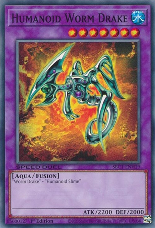 Image for Humanoid Worm Drake (Speed Duel: Streets of Battle City) (SBC1-ENH19) - YuGiOh