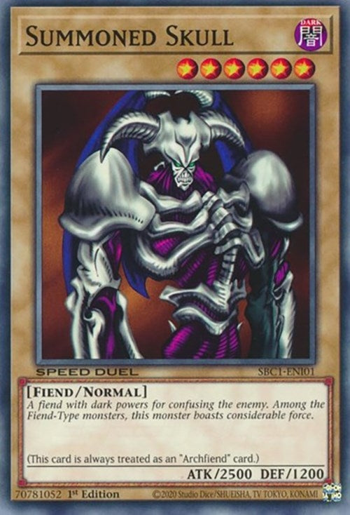 Image for Summoned Skull (Speed Duel: Streets of Battle City) (SBC1-ENI01) - YuGiOh