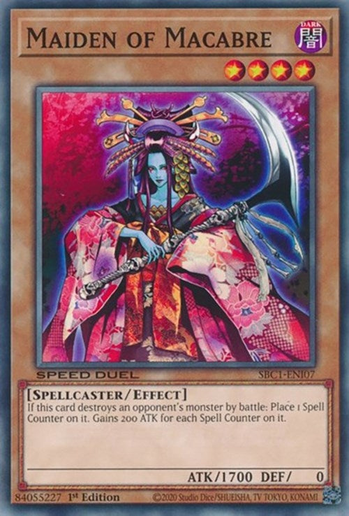 Image for Maiden of Macabre (Speed Duel: Streets of Battle City) (SBC1-ENI07) - YuGiOh