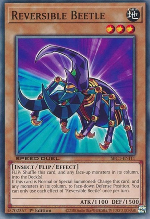 Image for Reversible Beetle (Speed Duel: Streets of Battle City) (SBC1-ENI11) - YuGiOh