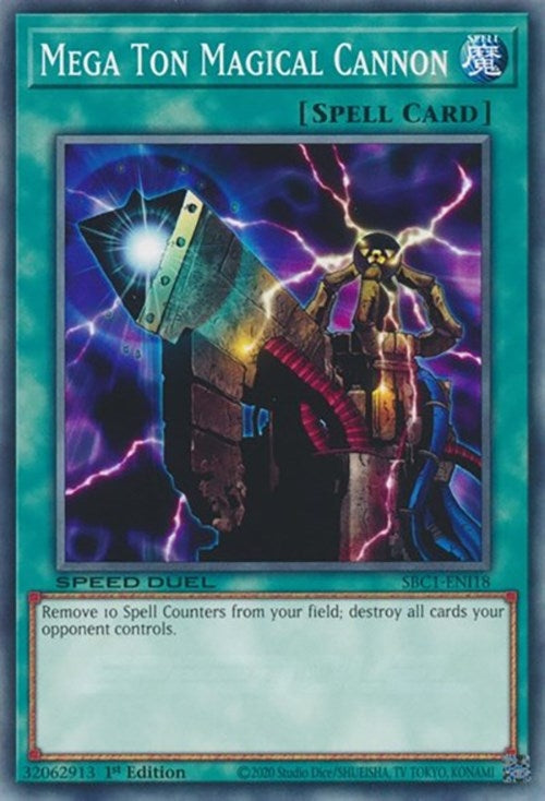 Image for Mega Ton Magical Cannon (Speed Duel: Streets of Battle City) (SBC1-ENI18) - YuGiOh
