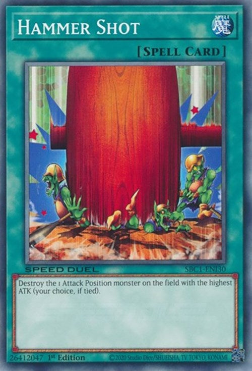 Image for Hammer Shot (Speed Duel: Streets of Battle City) (SBC1-ENI30) - YuGiOh