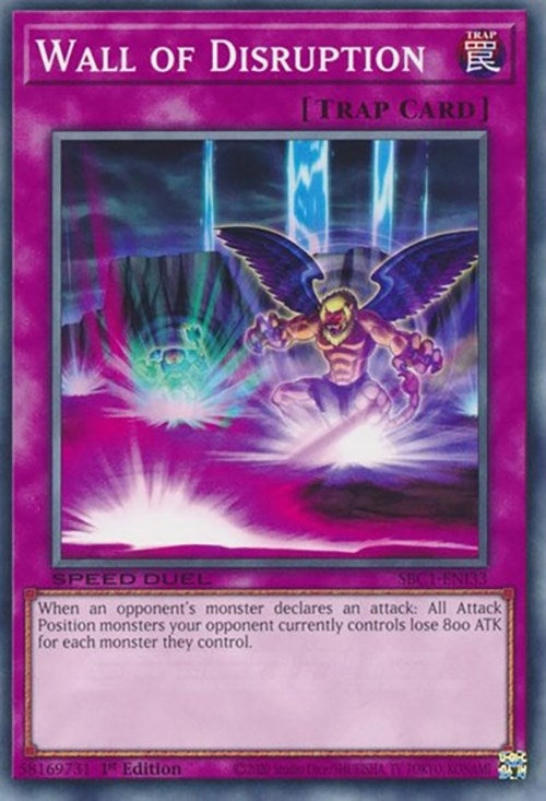 Image for Wall of Disruption (Speed Duel: Streets of Battle City) (SBC1-ENI33) - YuGiOh