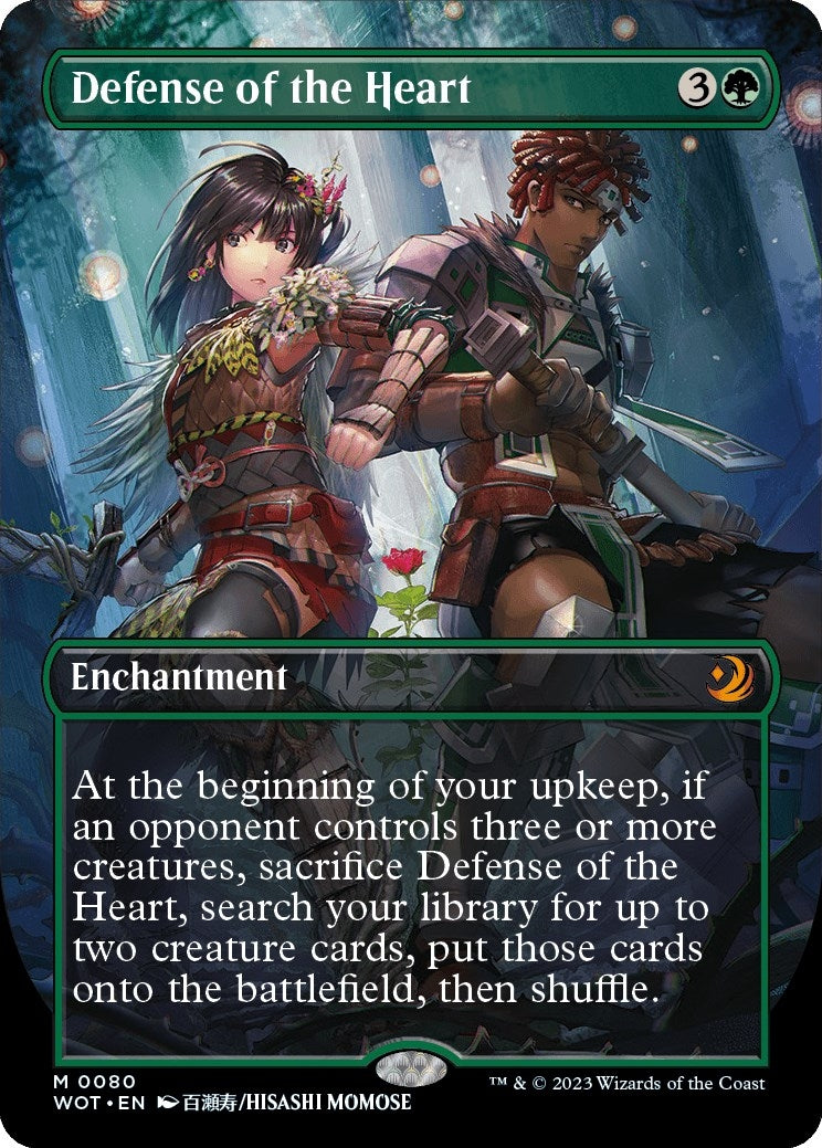 Image for Defense of the Heart (Anime Borderless) (Wilds of Eldraine: Enchanting Tales) (80) - Magic: The Gathering