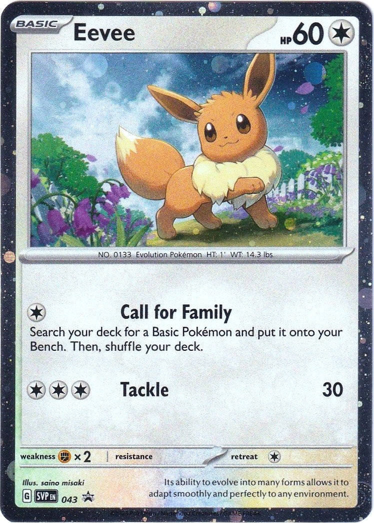 Image for Eevee - 043 (SV: Scarlet & Violet Promo Cards) (043) - Pokemon