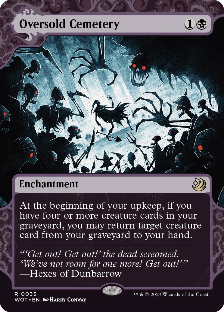 Image for Oversold Cemetery (Wilds of Eldraine: Enchanting Tales) (33) - Magic: The Gathering