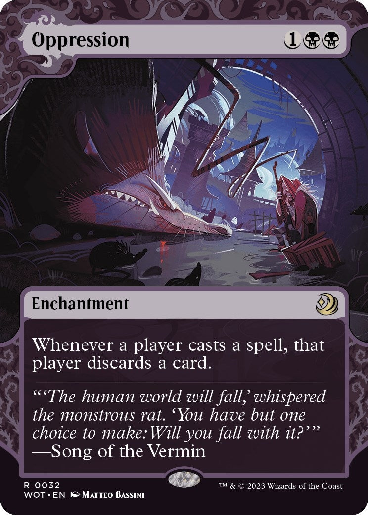 Image for Oppression (Wilds of Eldraine: Enchanting Tales) (32) - Magic: The Gathering