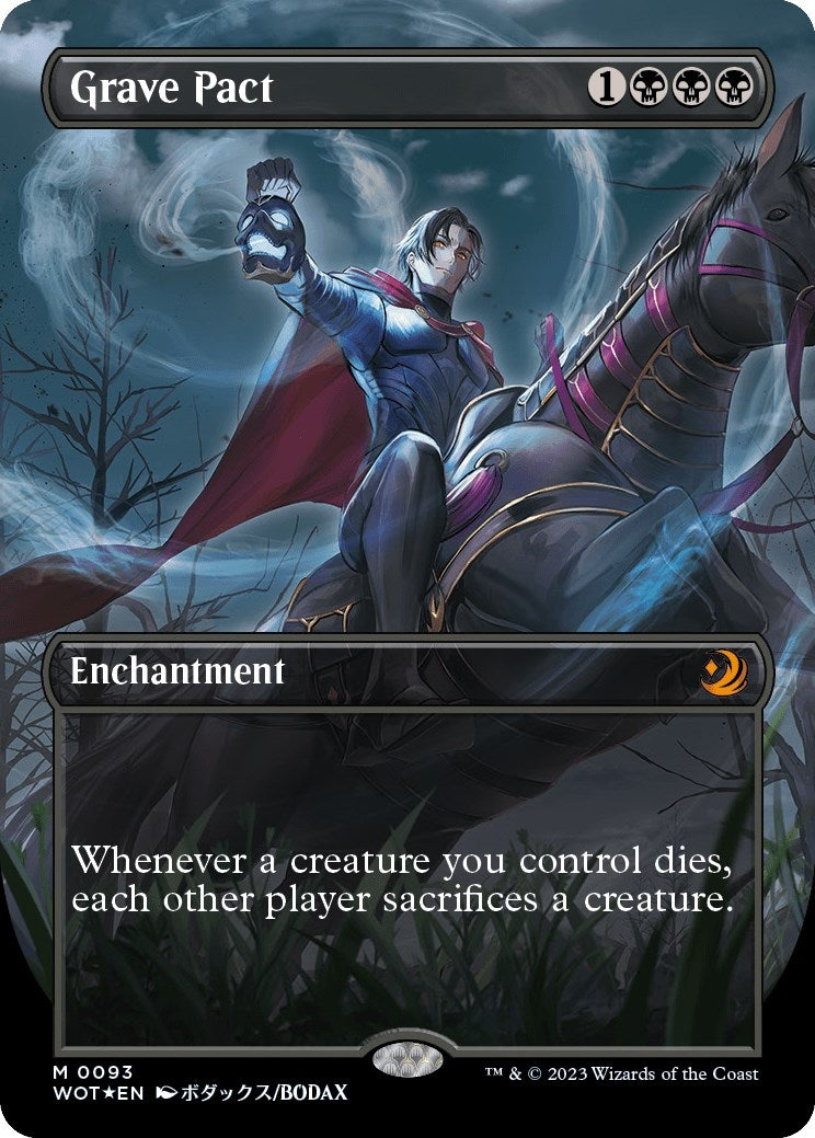 Image for Grave Pact (Anime Borderless) (Confetti Foil) (Wilds of Eldraine: Enchanting Tales) (93) - Magic: The Gathering