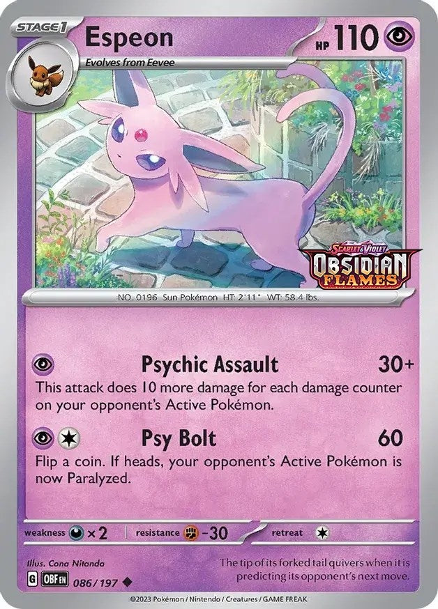 Image for Espeon (Best Buy Exclusive) (Miscellaneous Cards & Products) (086/197) - Pokemon