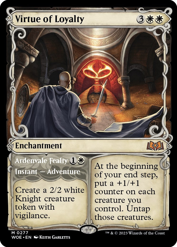 Image for Virtue of Loyalty (Showcase) (Wilds of Eldraine) (277) - Magic: The Gathering