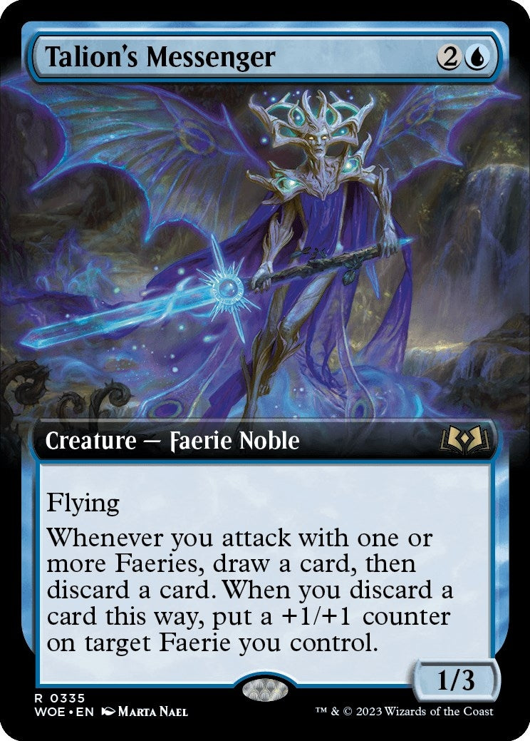 Image for Talion's Messenger (Extended Art) (Wilds of Eldraine) (335) - Magic: The Gathering