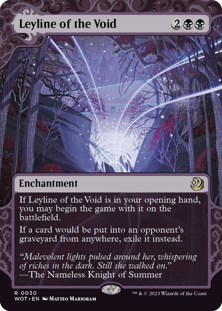 Image for Leyline of the Void (Wilds of Eldraine: Enchanting Tales) (30) - Magic: The Gathering