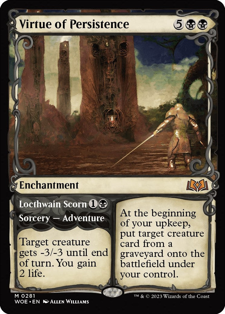 Image for Virtue of Persistence (Showcase) (Wilds of Eldraine) (281) - Magic: The Gathering